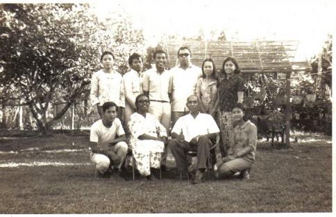 Family photo 1969/70, Jalan Hospital, Kota Bharu, Kelantan