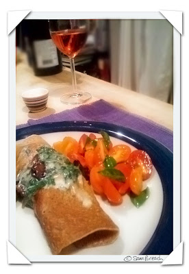picture photograph image stuffed mushroom crepe 2008 copyright of sam breach http://becksposhnosh.blogspot.com/ picture photograph image all local ingredients 2008 copyright of sam breach http://becksposhnosh.blogspot.com/