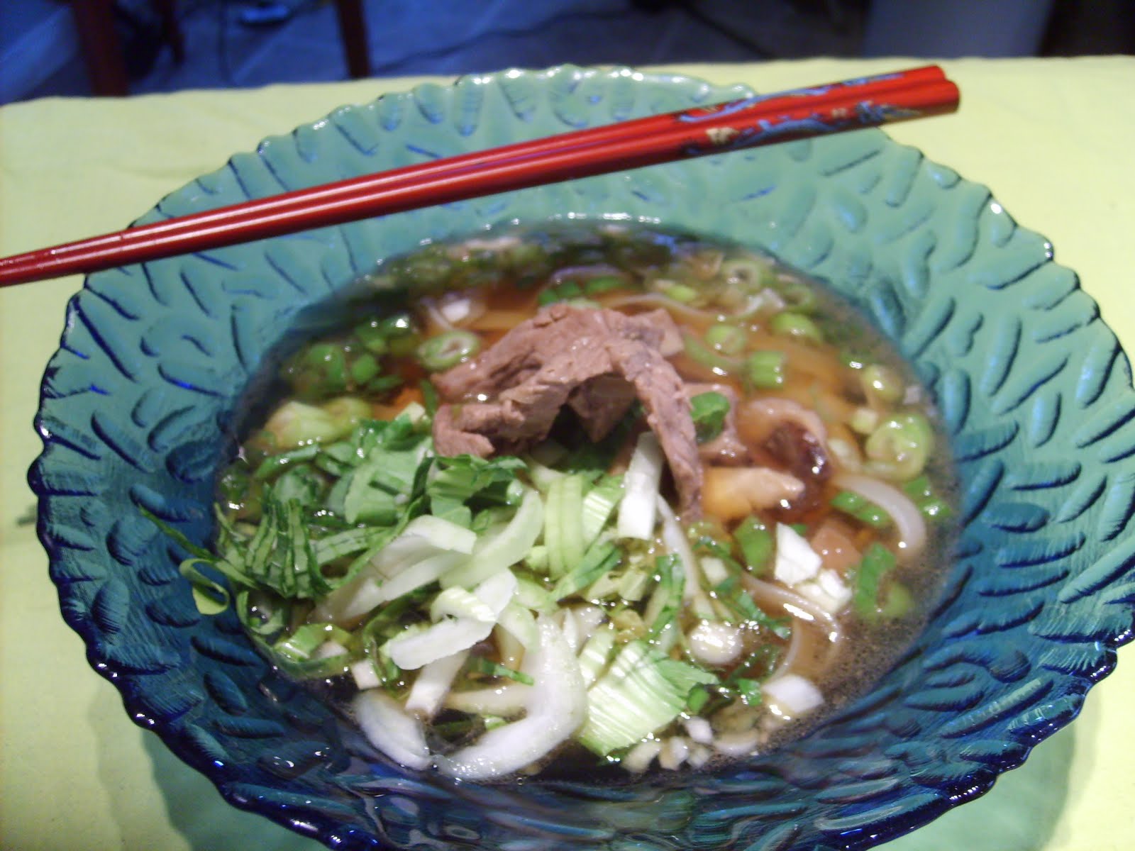 Dans la cuisine de Annie Capsule Recette soupe boeuf asiatique