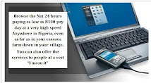 Browse the net 24/7 and pay as los as N100 Daily....!!!