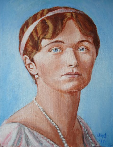Stay At Home Artist: Olga Nicolaievna by Anne Lloyd 2010