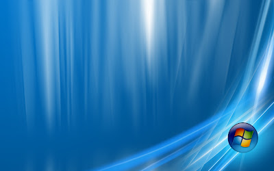 Blue Windows Vista desktop wallpaper with logo right Windows Vista HD Wallpapers