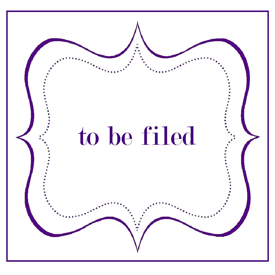 To Be Filed