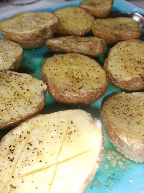 receta de patatas asadas al microondas