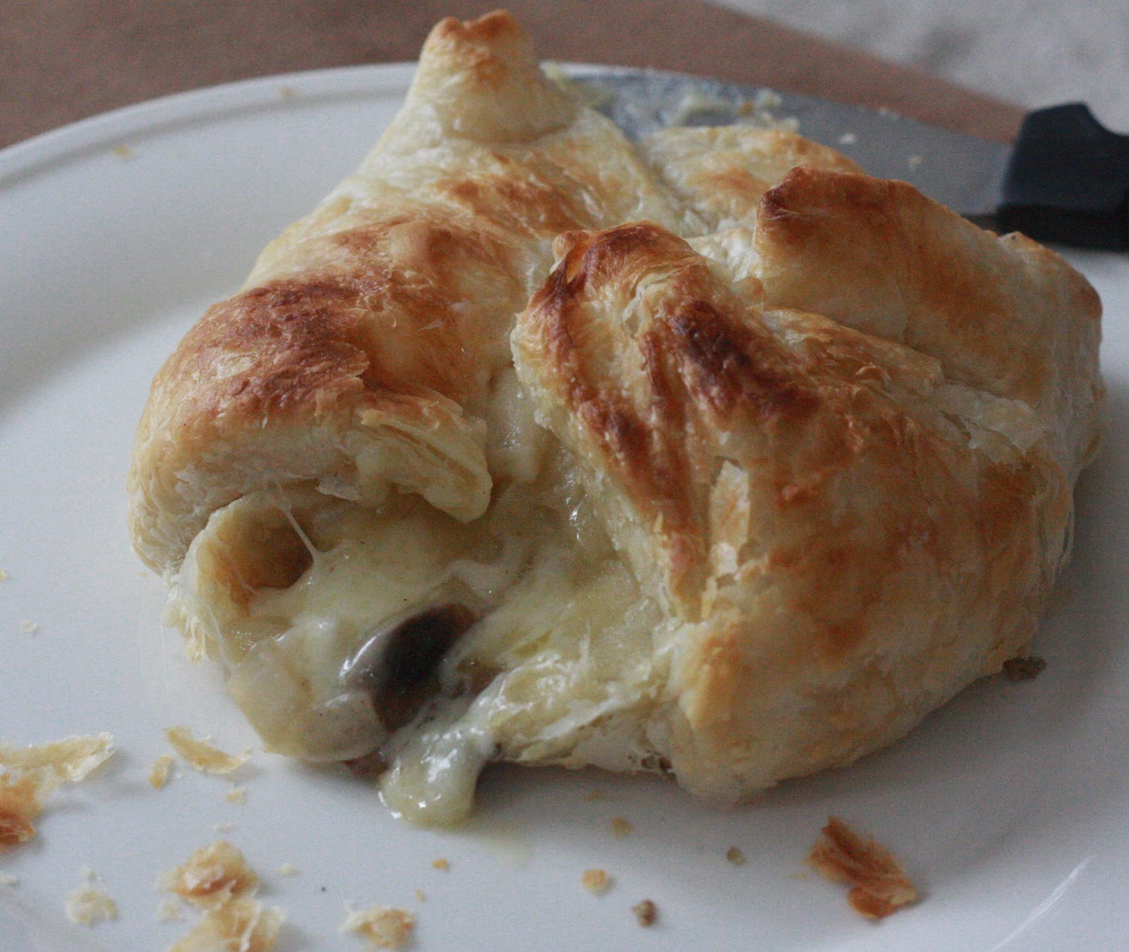 Pregnant AGAIN Mushroom, Onion and Garlic Baked Brie