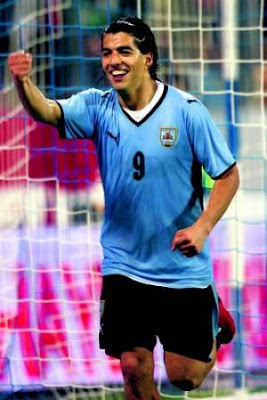 Luis Suarez Goleador Mundial 2009 - Figuras del Mundial Sudafrica 2010