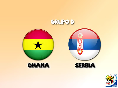 Ghana vs Serbia Grupo D