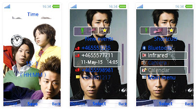 嵐﹝ARASHI﹞SonyEricsson手機主題for Aino﹝240x432﹞