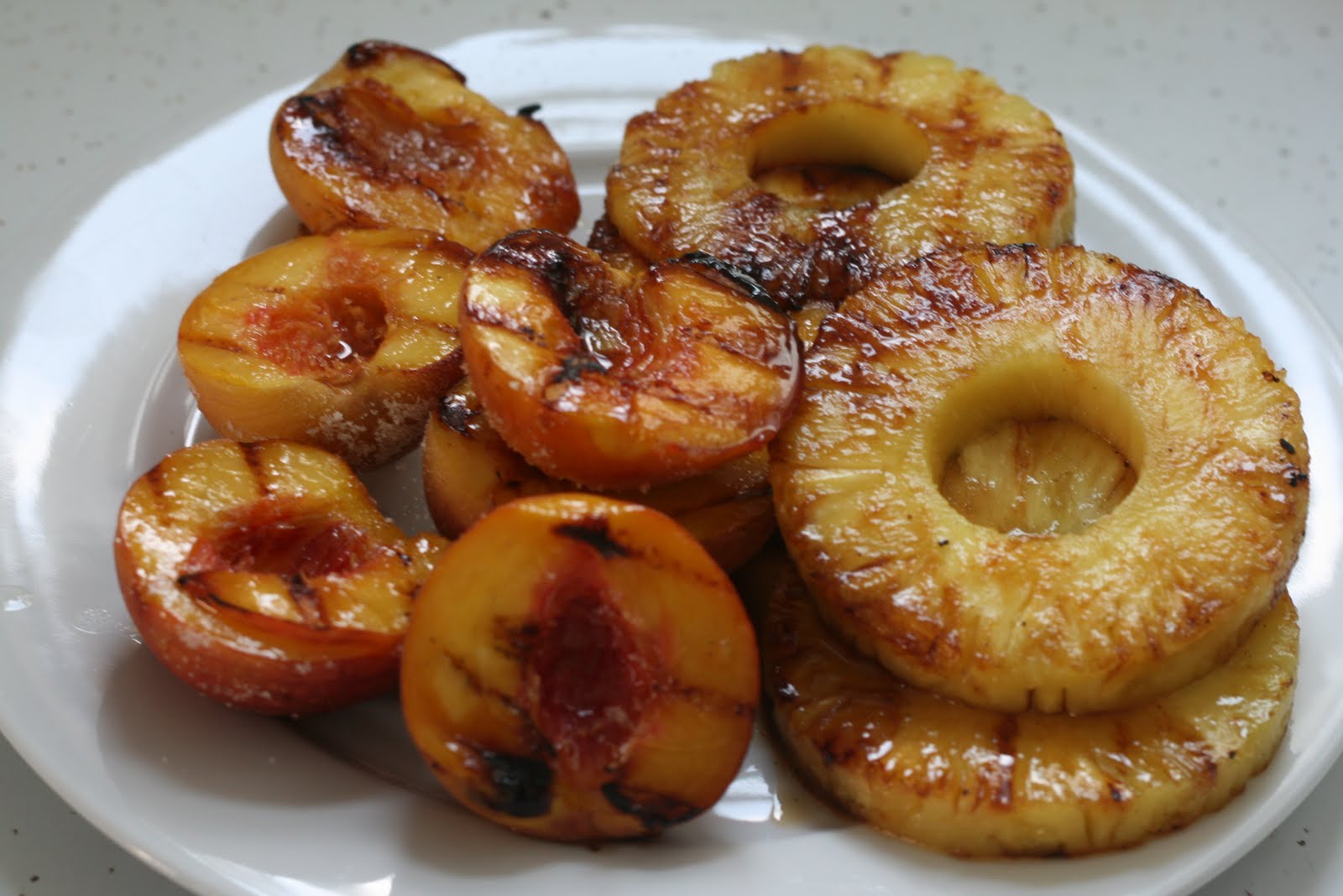 Grilled Peaches + Pineapple {So Wonderful, So Marvelous}