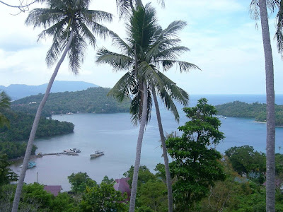 Lukisan+pemandangan+waktu+senja+di+tepi+pantai