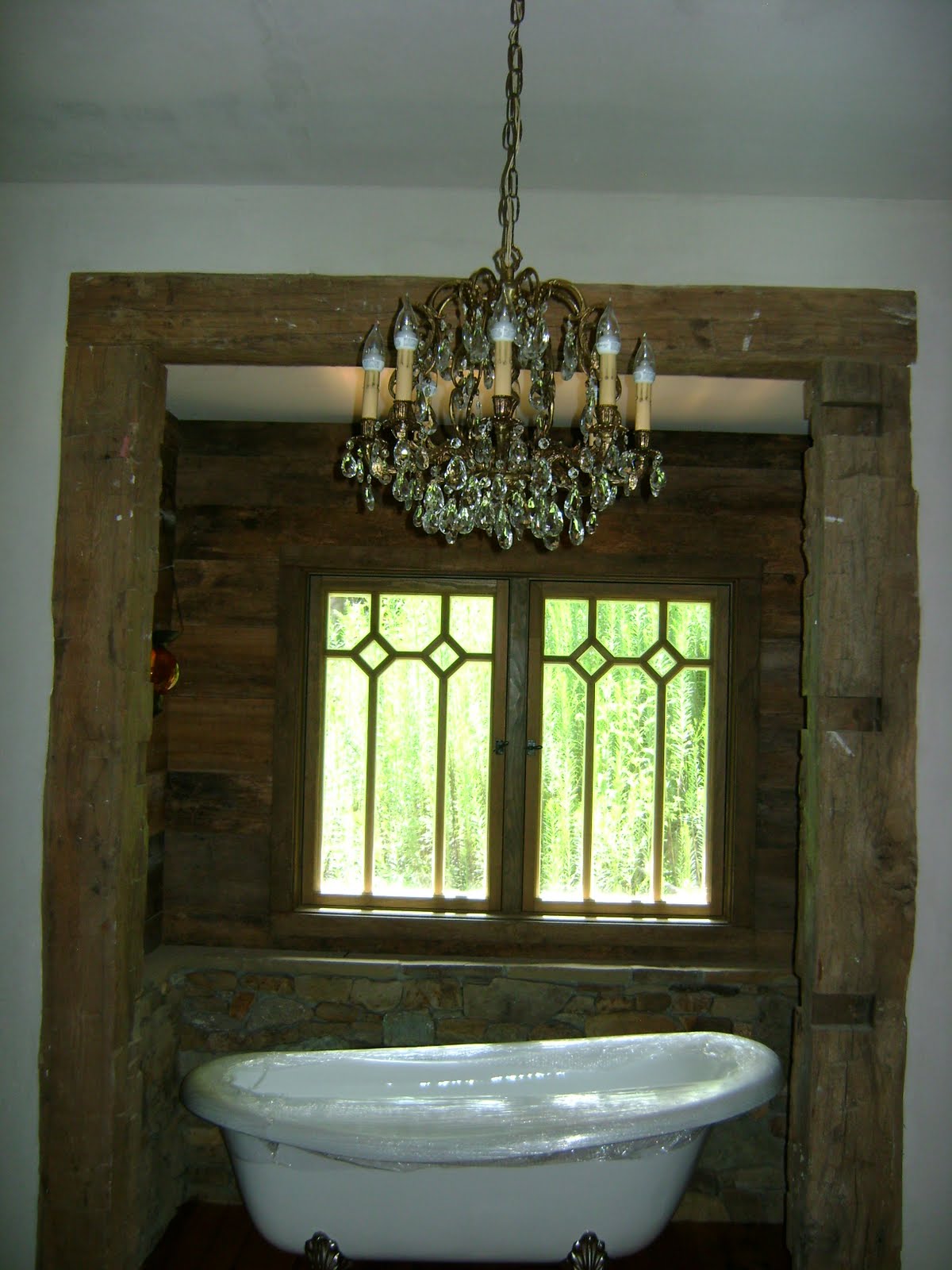 Shepherd S Glen Cabin Construction Tutu S Chandelier