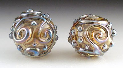 Hollow beads with Psyche