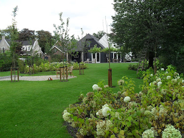 achtertuin landhuis