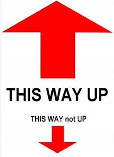 This way up vs this way not up This way up vs this way not up