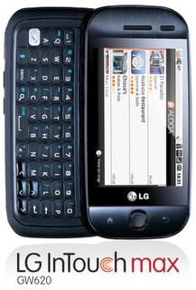 The LG InTouch Max GW620,