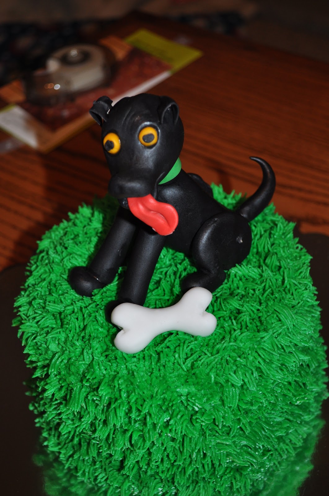 Pretty and Sweet black lab cake