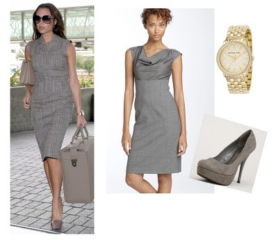 Grey Sheath Dress