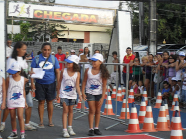 Khamilla Hannah participando da corrida em 2010