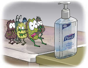 Purell bottle Purell bottle