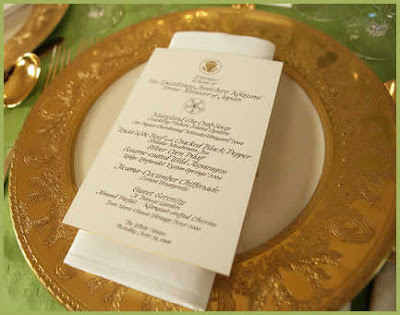 Clinton White House Formal Dinner Setting Clinton White House Formal Dinner Setting