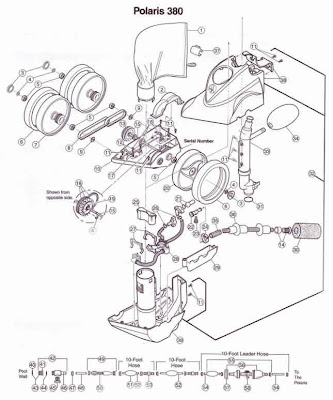 Polaris 380, exploded parts diagram Polaris 380, exploded parts diagram