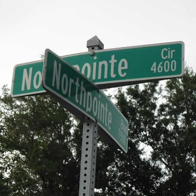 Intersection of Northpointe Boulevard and Northpointe Circle Intersection of Northpointe Boulevard and Northpointe Circle