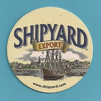 Shipyard Brewery bar coaster Shipyard Brewery bar coaster
