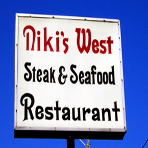 Sign: Niki's West Sign: Niki's West