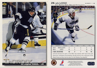 Eric Lacroix Eric Lacroix, Los Angeles Kings, Upper Deck, 95-96, Collector's Choice, hockey, hockey cards