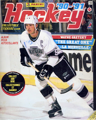 90-91 Panini Sticker Book Panini, sticker book, 90-91, wayne gretzky, los angeles kings, nhl, hockey, hockey cards
