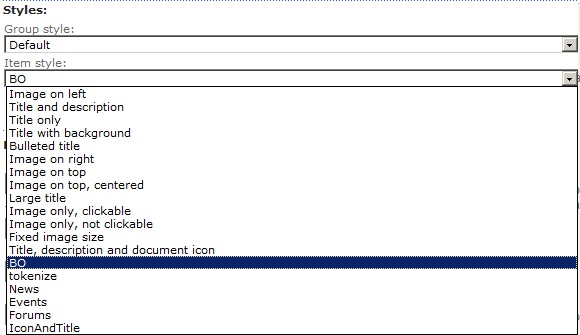 Sharepoint 2018 content query web part slots