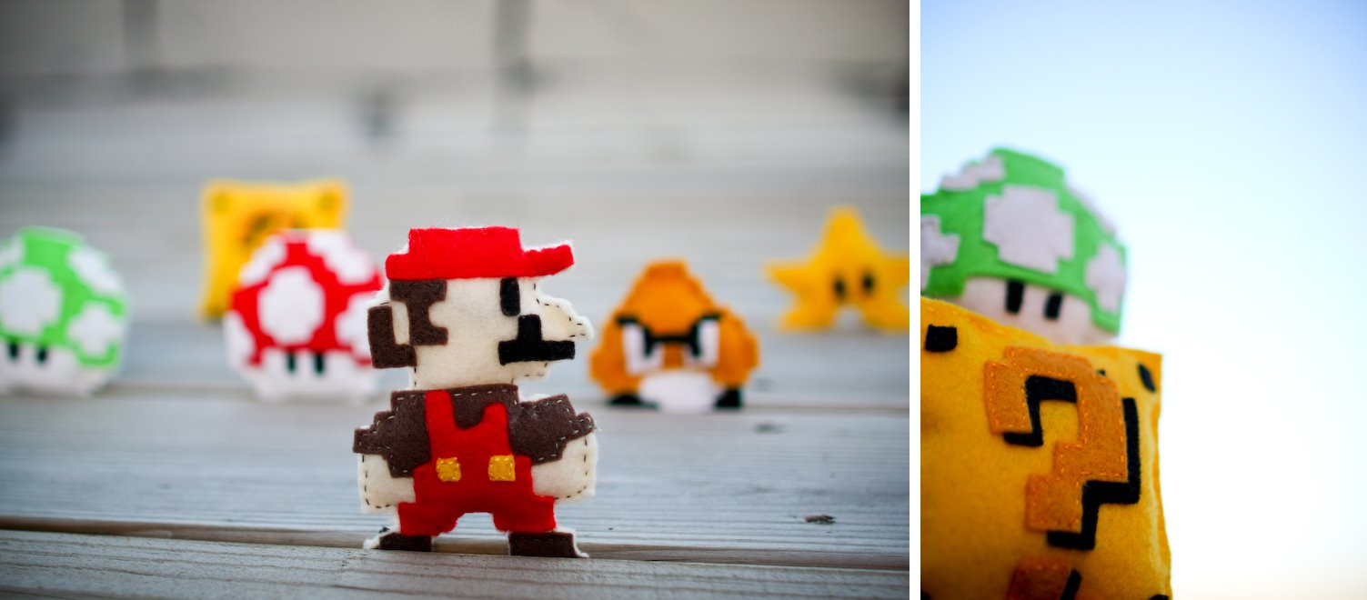 Felt, 8-Bit Mario Bros