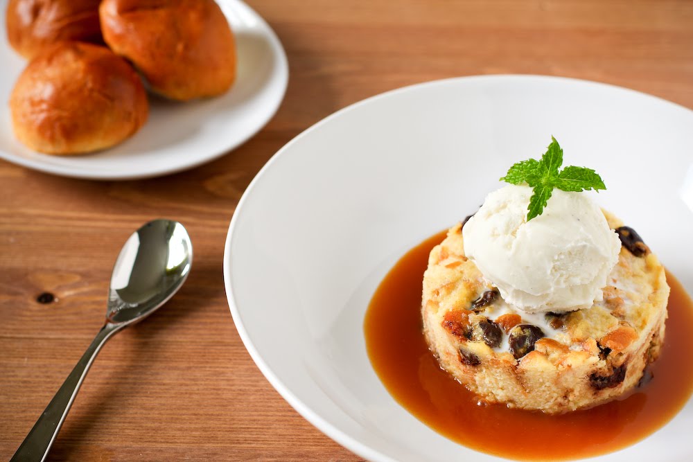 Chef Aaron Crumbaugh, Home Cooked Catering, Bread Pudding