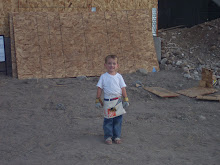 Austin age 4, we are bulding yet another house!