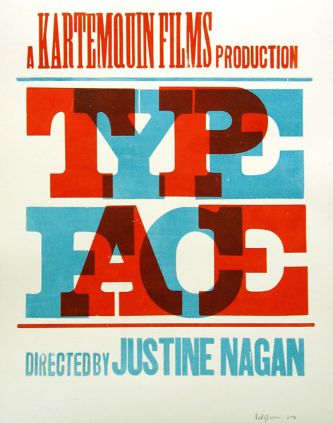 flyer goodness typeface a documentary film about old wooden type