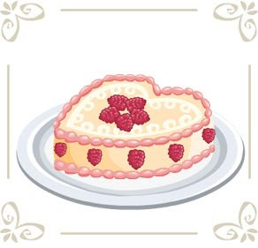 Cafe World Valentine Cake, Seafood Paella & Veggie Lasagna
