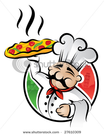 italian pizza cartoon