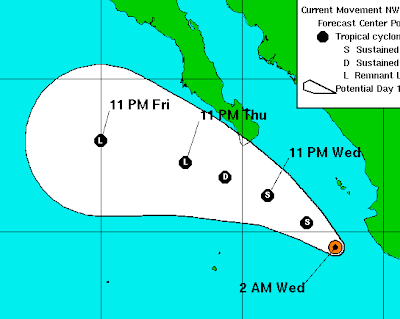 Hurrikansaison 2009 Pazifik aktuell: Tropischer Sturm 