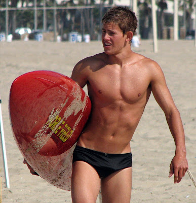 Surfer boy nude