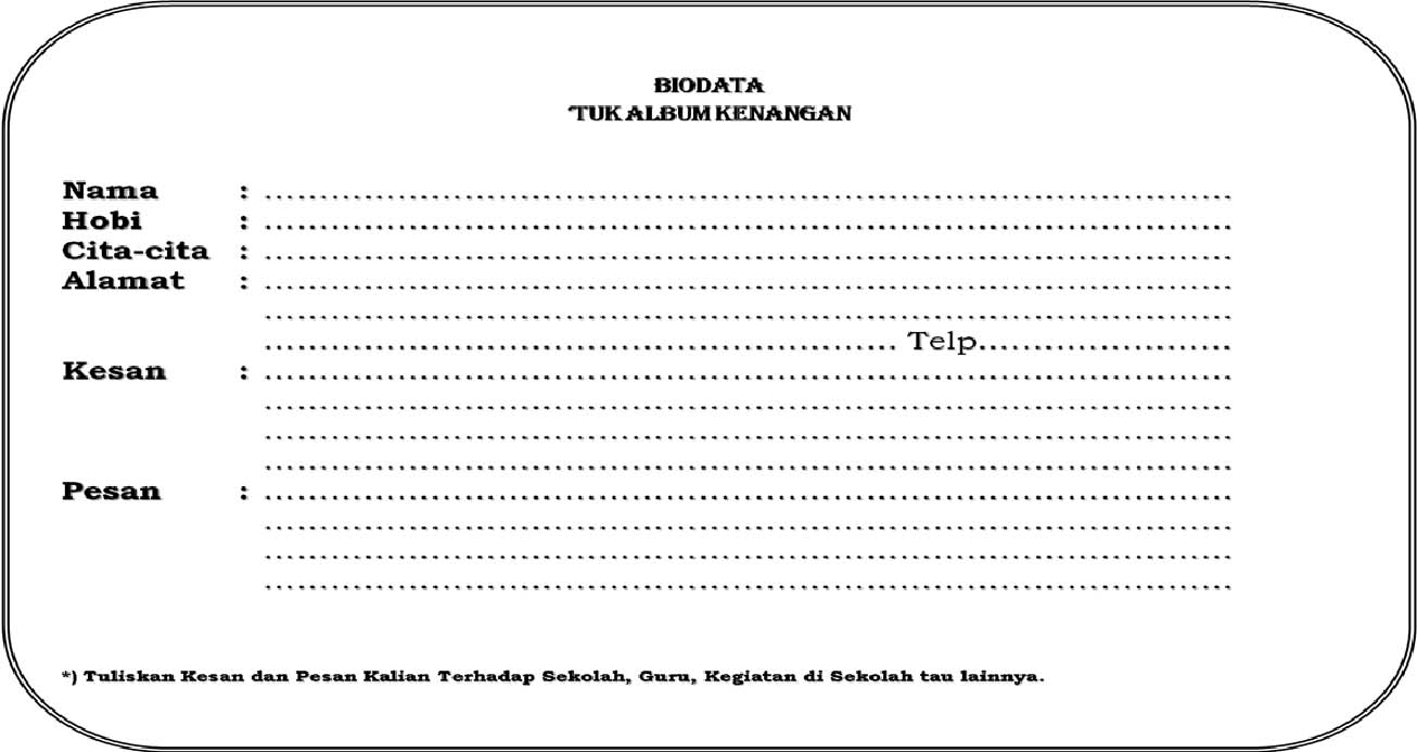 biodata format for job in word