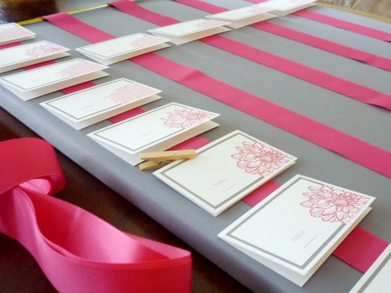 DIY Place Card Board Design Fixation