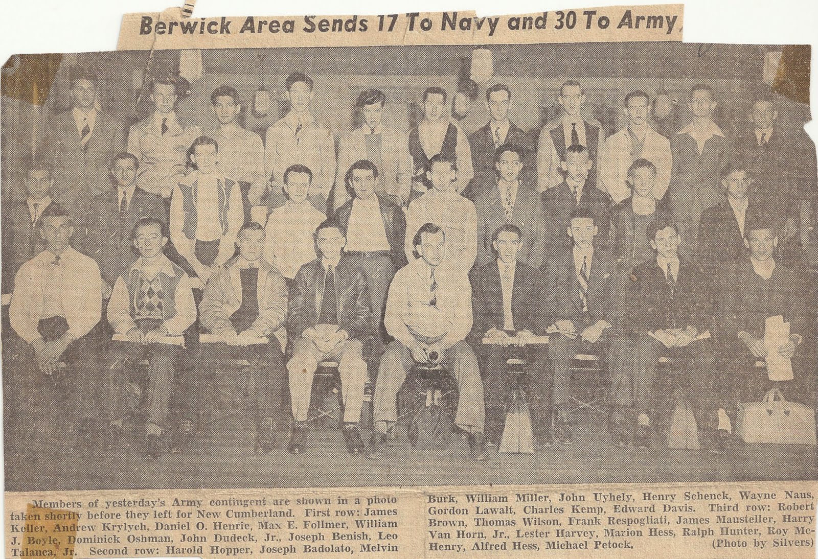 Genealogy Data from Columbia Co. & Luzerne Co., PA November 2010