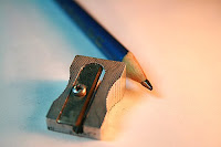 Pencil and sharpener