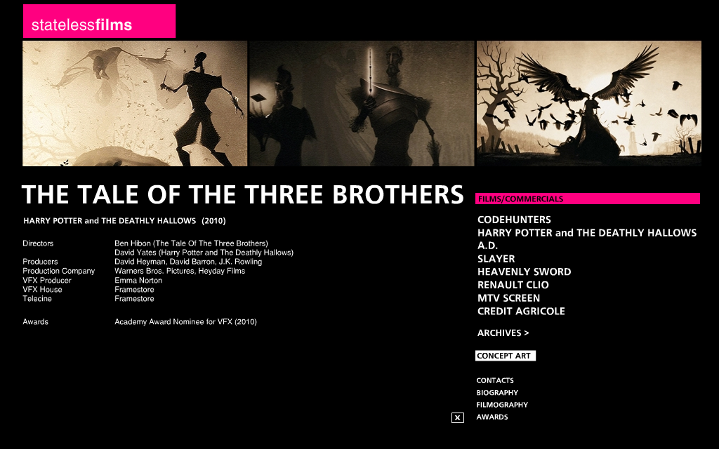 Puzzle Box Shadow Puppet Inspiration, The Deathly Hallows Pt.1