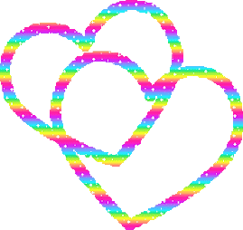 rainbow heartshape