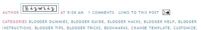 Post Footer – Customize Template