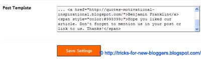 Pre-formatted text in Blog Posts