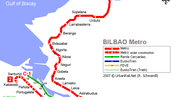 PLANOS DE METRO: Bilbao