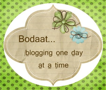 Bodaat...blogging one day at a time