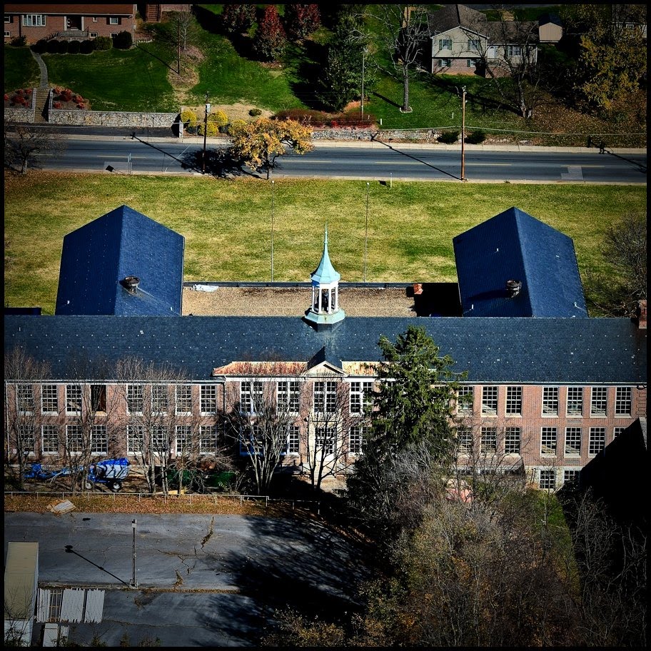 Virginia Aerial Photography Gypsy Hill Place (Old) Robert E. Lee High school Staunton, VA